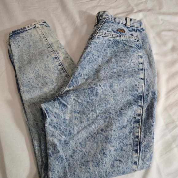 Vintage Chic 80s acid wash distressed jeans sz 10 - Picture 6 of 9